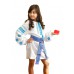 Embroidered dress/blouse/tunic "Pretty Winter"